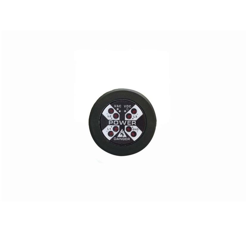 Grace Technologies R-3W-KB VOLTAGEVISION Voltage Indicator With Bezel Mount